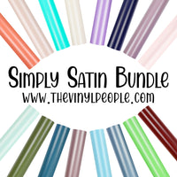 Simply Satin Bundle - 12" x 12" Sheet of all 16 Satin Colors