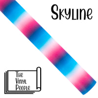 Sky High Bundle - 12" x 12" Sheet of all 7 Frosted Striped Colors