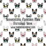 Sophisticated Frenchies Patterned Vinyl