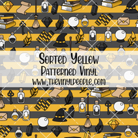 Sorted Yellow Patterned Vinyl