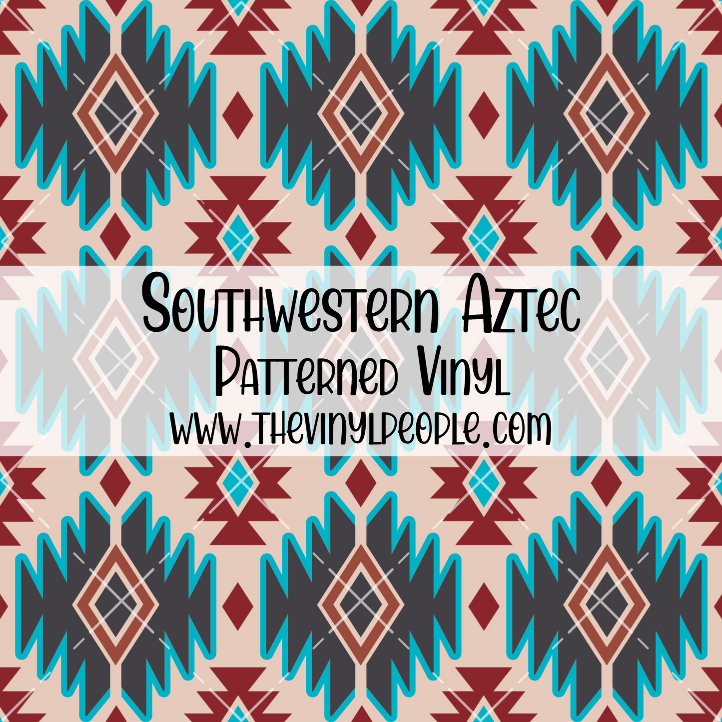 Southwestern Aztec Patterned Vinyl
