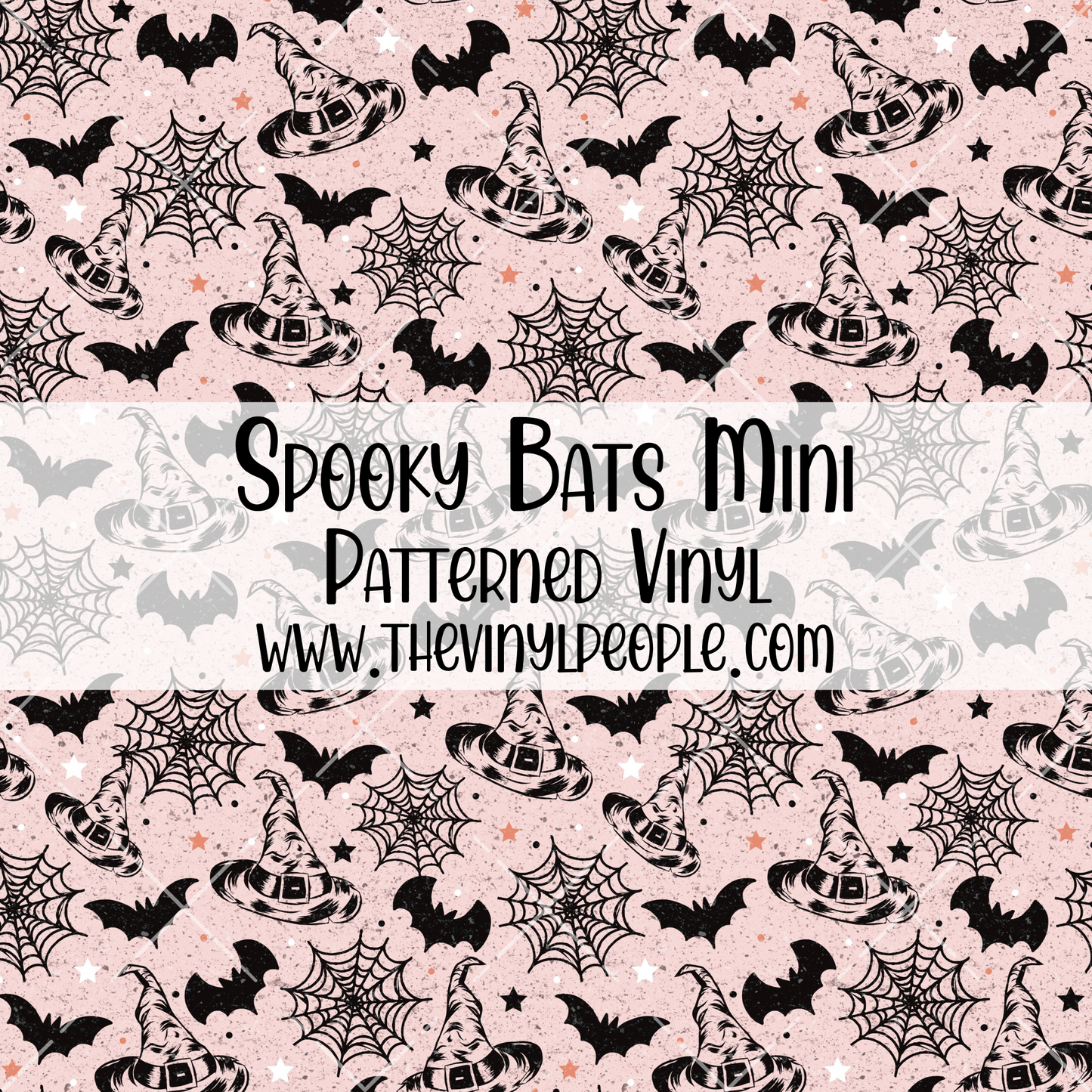 Spooky Bats Patterned Vinyl