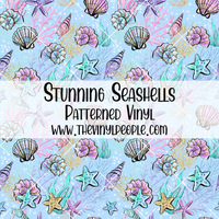 Stunning Seashells Patterned Vinyl