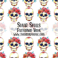 Sugar Skulls Patterned Vinyl