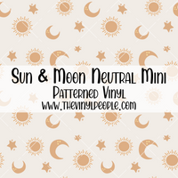 Sun & Moon Neutral Patterned Vinyl