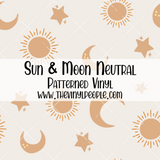 Sun & Moon Neutral Patterned Vinyl
