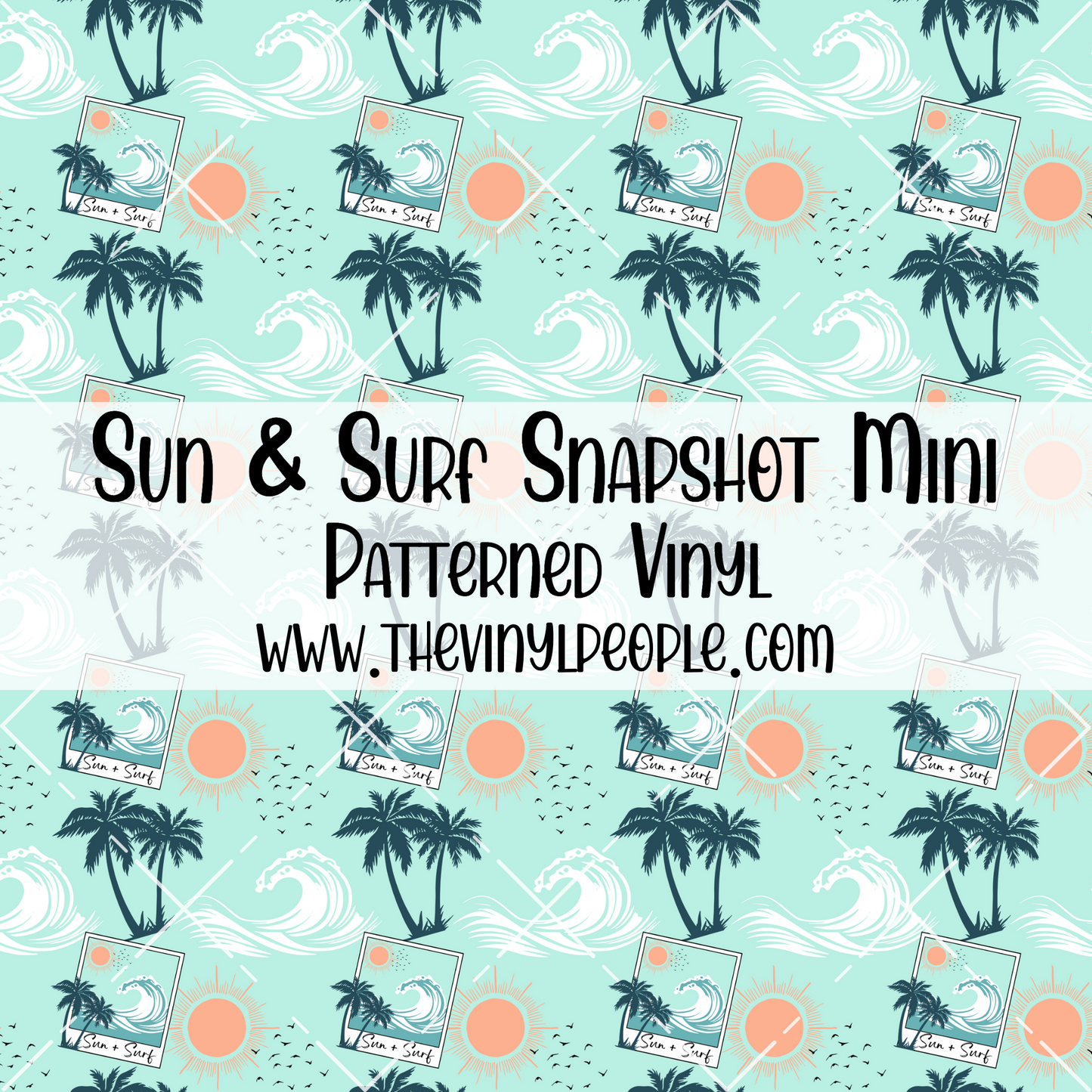 Sun & Surf Snapshot Patterned Vinyl