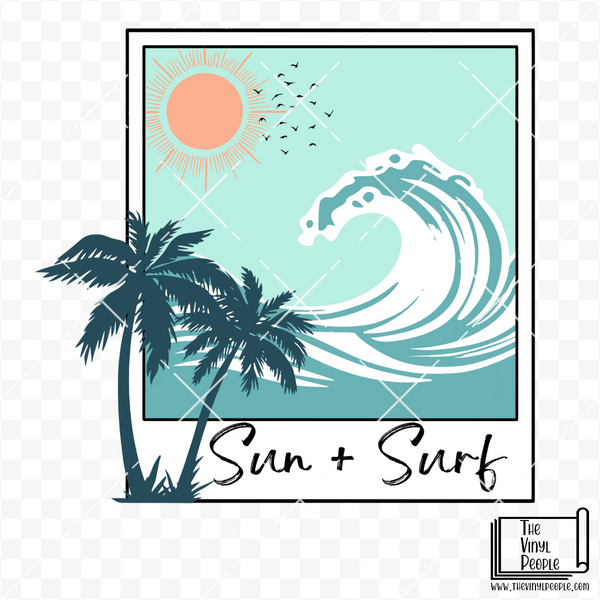 Sun & Surf Snapshot Vinyl Decal