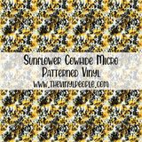 Sunflower Cowhide Patterned Vinyl