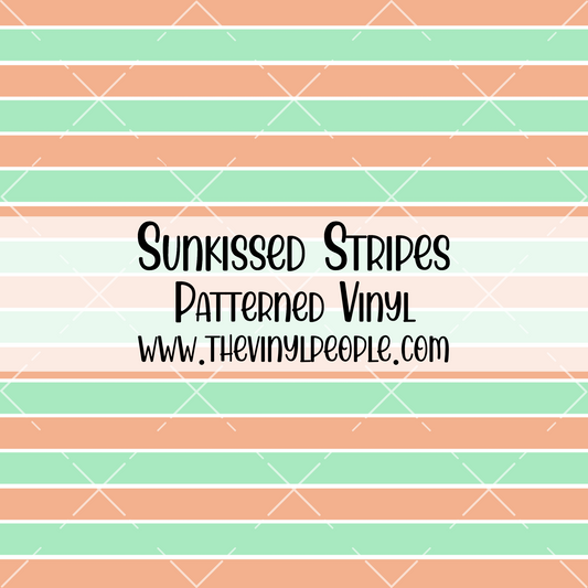 Sunkissed Stripes Patterned Vinyl