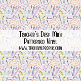 Teacher's Desk Patterned Vinyl