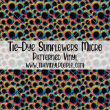 Tie-Dye Sunflowers Patterned Vinyl