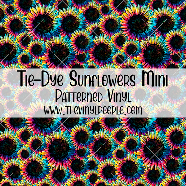 Tie-Dye Sunflowers Patterned Vinyl – TheVinylPeople