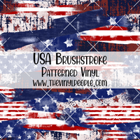USA Brushstroke Patterned Vinyl