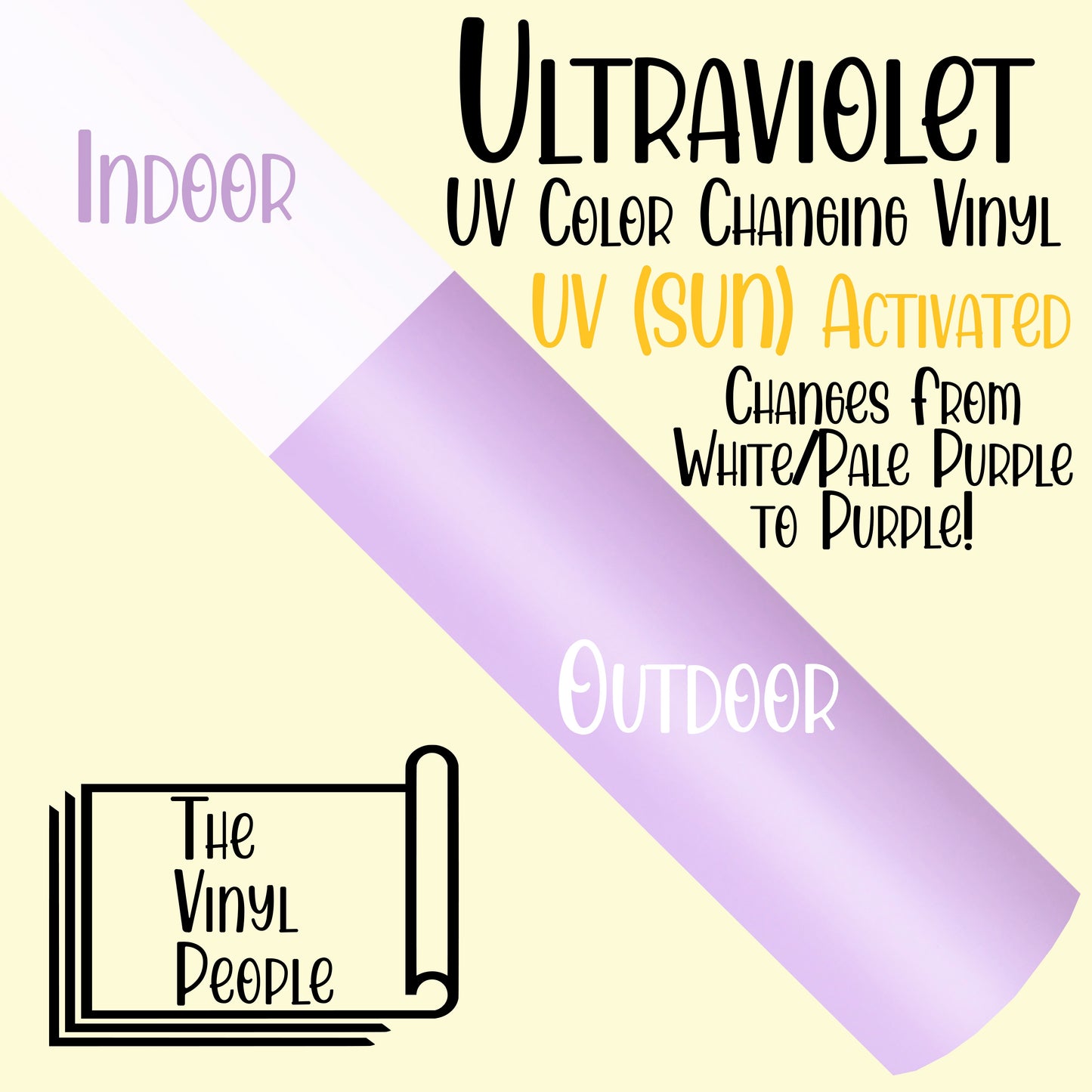 Ultraviolet UV Color Changing Vinyl