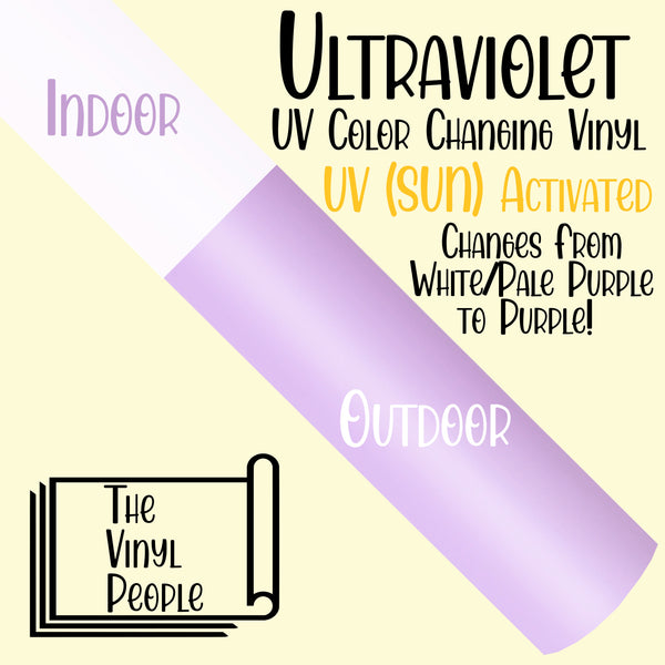 Ultraviolet UV Color Changing Vinyl