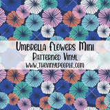 Umbrella Flowers Patterned Vinyl