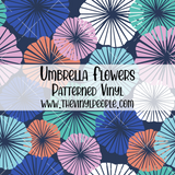 Umbrella Flowers Patterned Vinyl