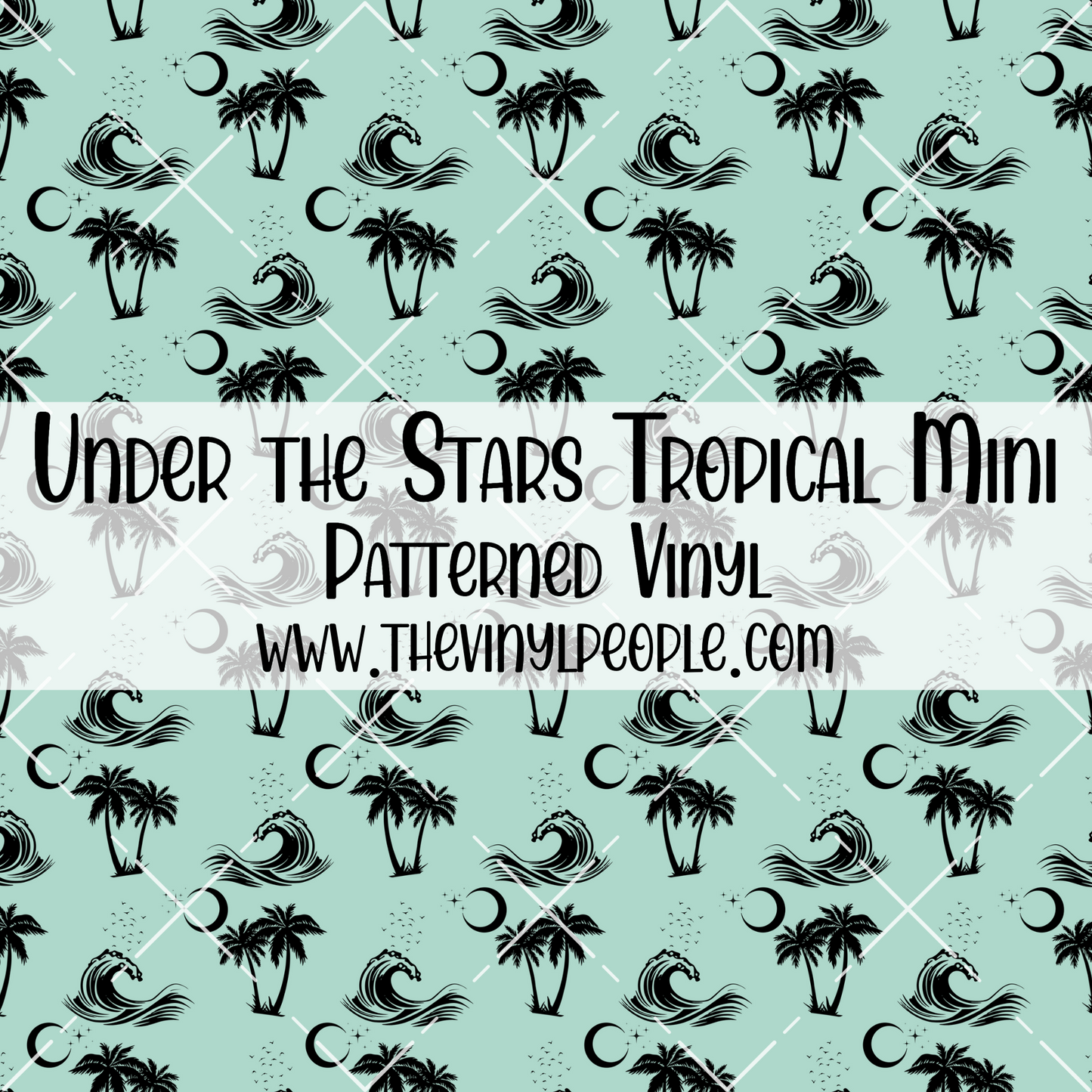 Under the Stars Tropical Patterned Vinyl