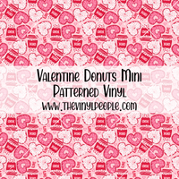 Valentine Donuts Patterned Vinyl