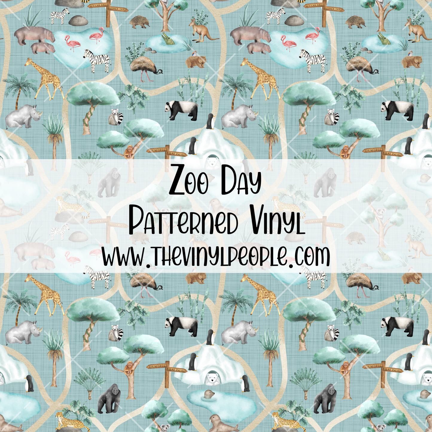 Zoo Day Patterned Vinyl