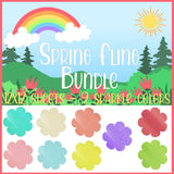Spring Fling Bundle - 12" x 12" Sheet of all 9 Sparkle Collection Colors